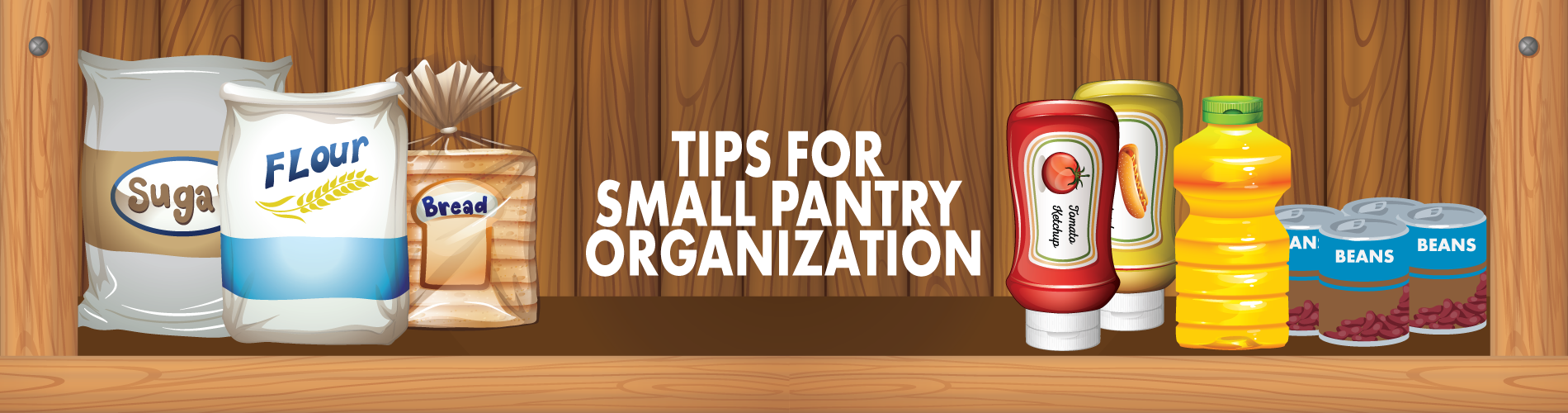 small pantry organization tips from All Storage